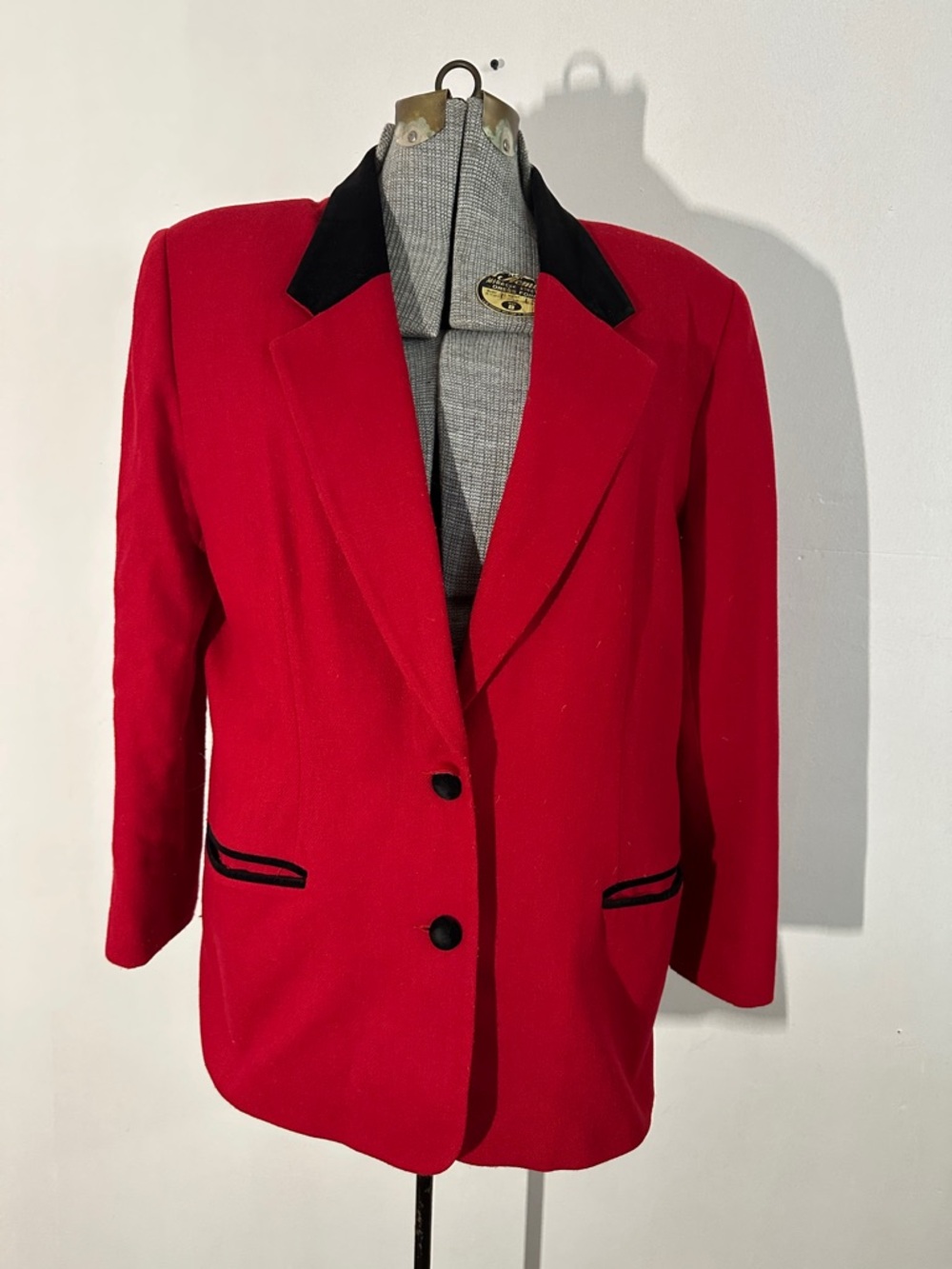 Requirements Red Jacket with Black Trim